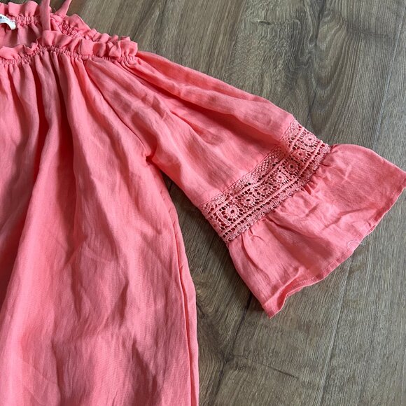 Sophie Rue Coral Top with Bell Sleeves Size M - Picture 7 of 12